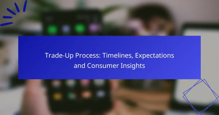Trade-Up Process: Timelines, Expectations and Consumer Insights